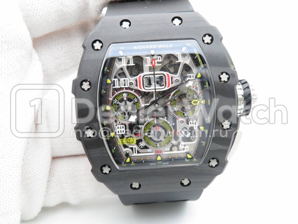 Часы Richard Mille RM 011-03 Flyback Chronograph Carbon NTPT