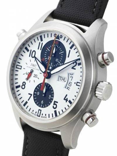 IWC Pilot's Watch Spitfire Double Chronograph German National Football Team 500 Special Limited Edition Ref. IW371803