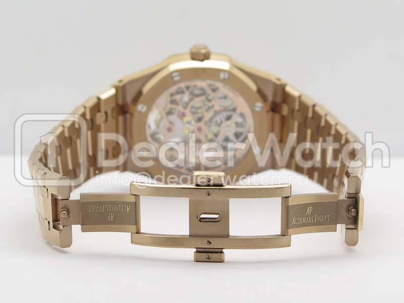 Часы Audemars Piguet Royal Oak Tourbillon Extra-Thin Openworked Rose Gold