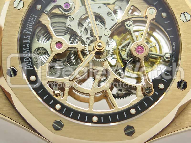 Часы Audemars Piguet Royal Oak Tourbillon Extra-Thin Openworked Rose Gold