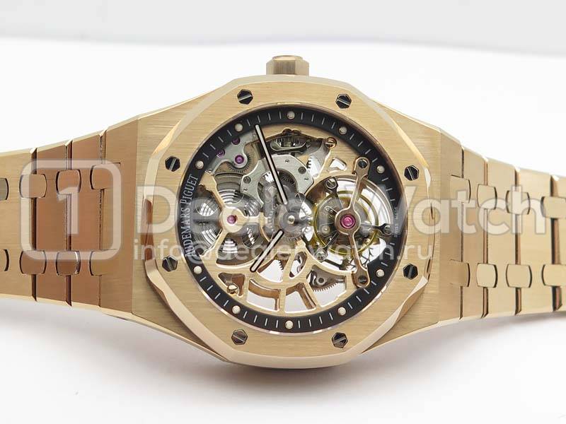 Часы Audemars Piguet Royal Oak Tourbillon Extra-Thin Openworked Rose Gold