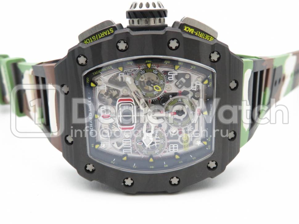 Часы Richard Mille RM 011-03 Flyback Chronograph Carbon NTPT