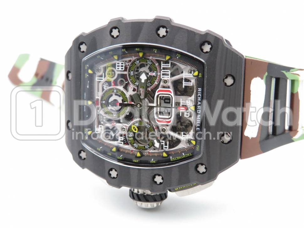 Часы Richard Mille RM 011-03 Flyback Chronograph Carbon NTPT