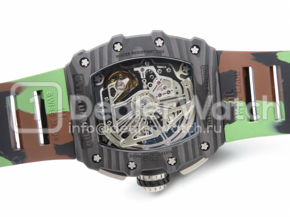 Часы Richard Mille RM 011-03 Flyback Chronograph Carbon NTPT