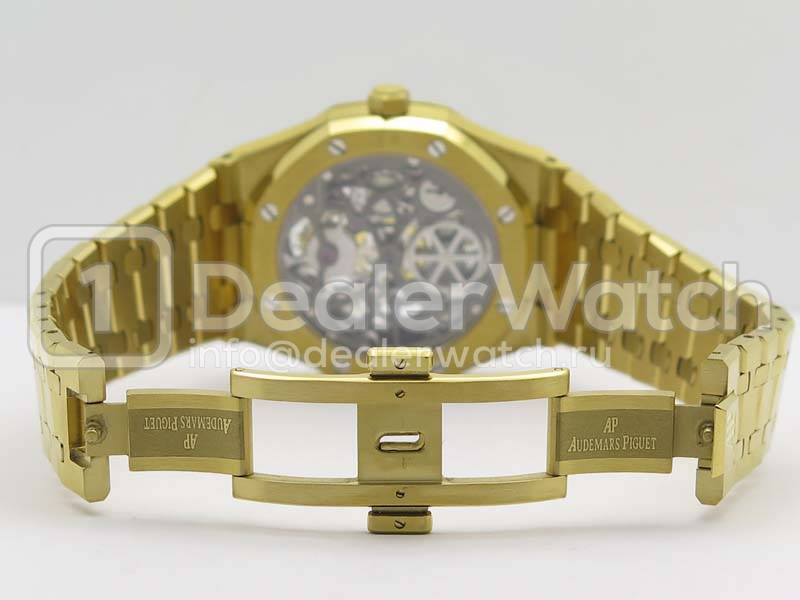 Часы Audemars Piguet Royal Oak Tourbillon Extra-Thin Openworked Yellow Gold