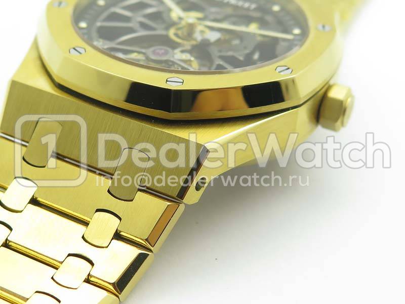 Часы Audemars Piguet Royal Oak Tourbillon Extra-Thin Openworked Yellow Gold