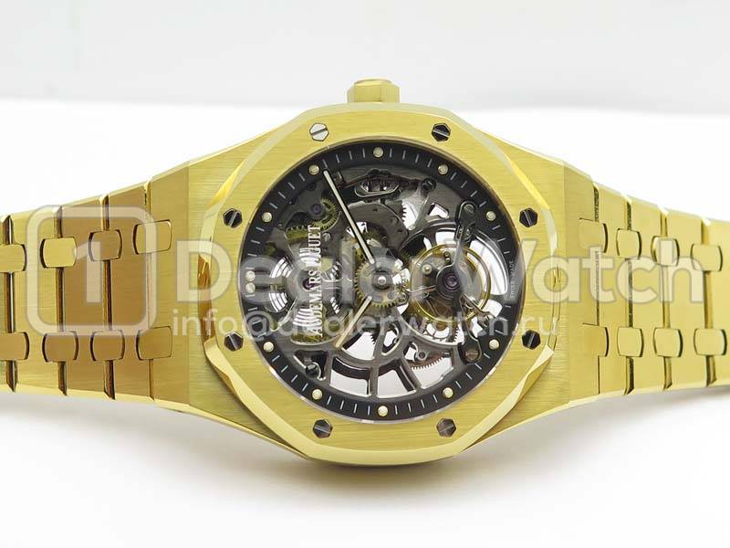 Часы Audemars Piguet Royal Oak Tourbillon Extra-Thin Openworked Yellow Gold