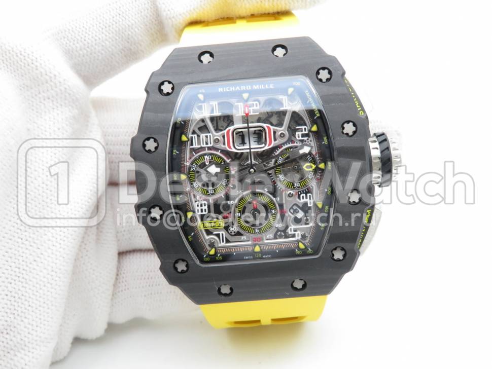 Часы Richard Mille RM 011-03 Flyback Chronograph Carbon NTPT