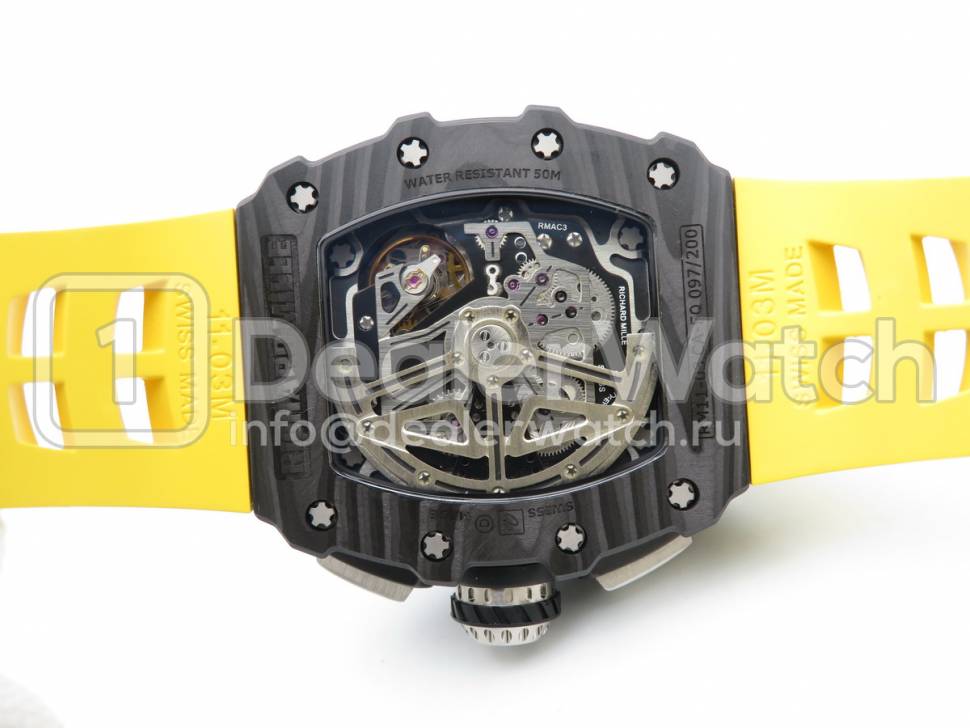 Часы Richard Mille RM 011-03 Flyback Chronograph Carbon NTPT