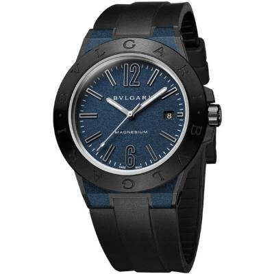 Bvlgari Diagono Magnesium Automatic Blue