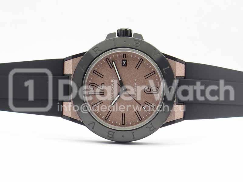 Часы Bvlgari Diagono Magnesium Automatic Pink