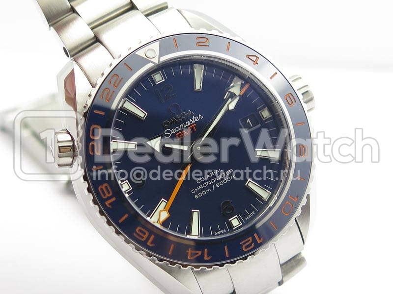 Часы Omega Planet Ocean 600 M Omega Co-Axial GMT 43.5 mm