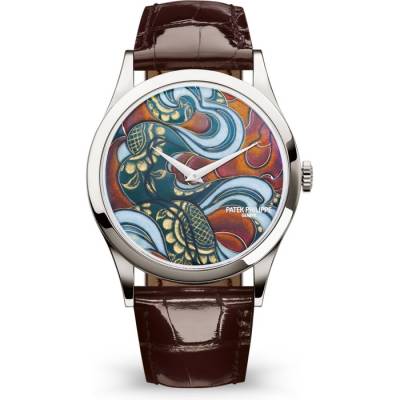 Patek Philippe Calatrava 5077P Bhutan Textiles 5077P-103