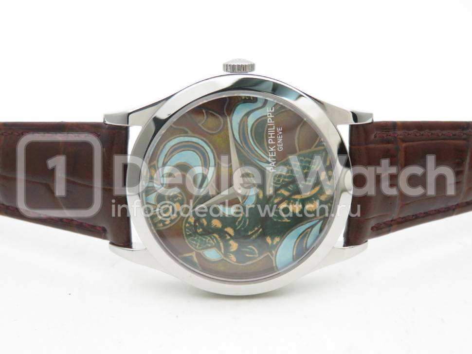 Часы Patek Philippe Calatrava 5077P Bhutan Textiles 5077P-103
