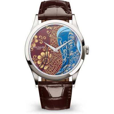 Patek Philippe Calatrava 5077P Bhutan Textiles 5077P-102