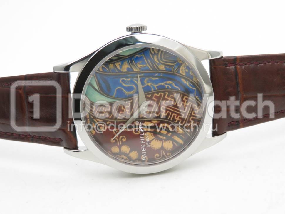 Часы Patek Philippe Calatrava 5077P Bhutan Textiles 5077P-102
