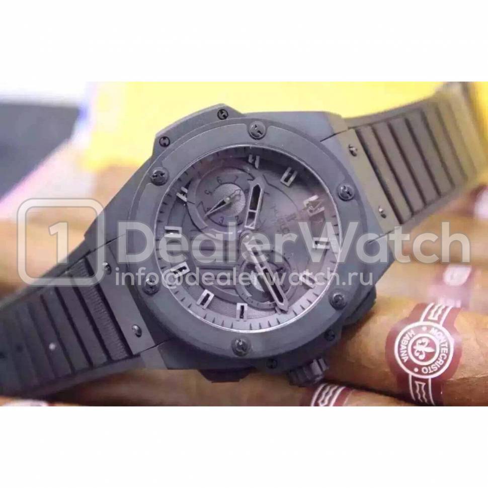 Часы Hublot King Power Foudroyante All Black Chronograph