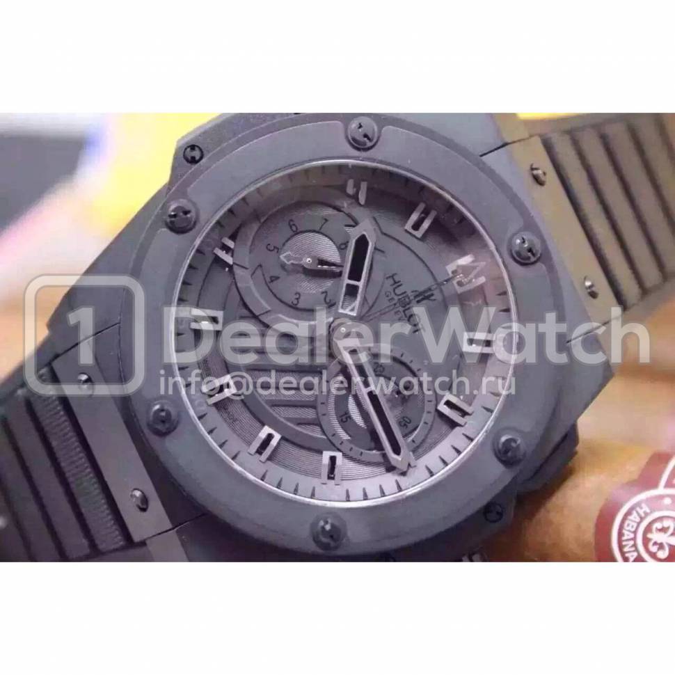 Часы Hublot King Power Foudroyante All Black Chronograph