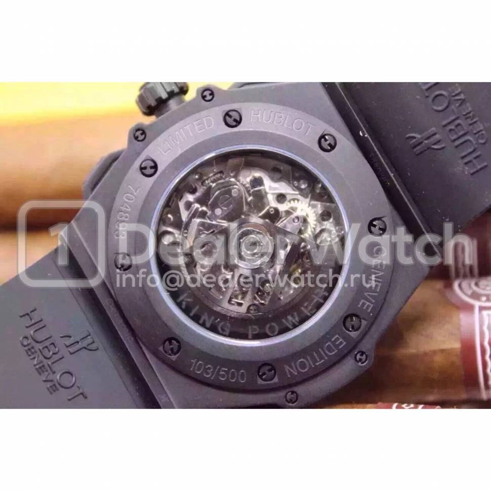 Часы Hublot King Power Foudroyante All Black Chronograph