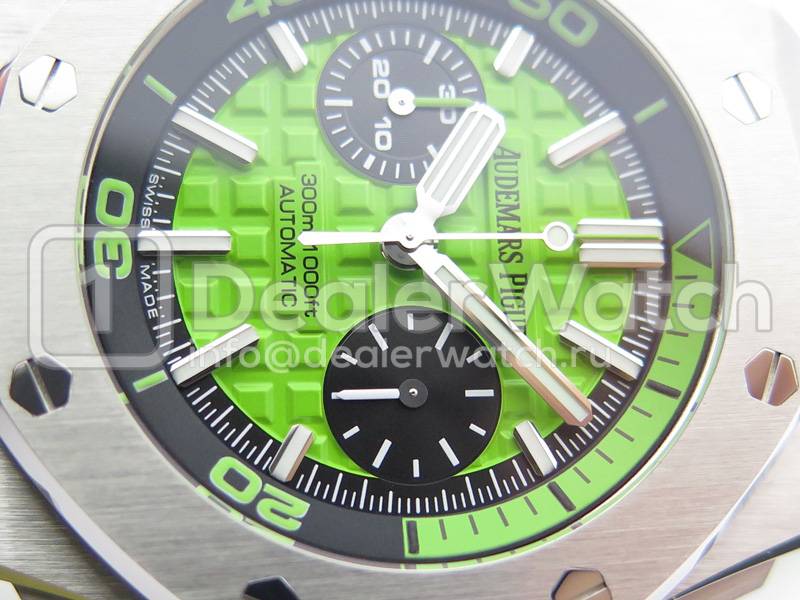 Часы Audemars Piguet Royal Oak Offshore Diver Chronograph 2016 Green