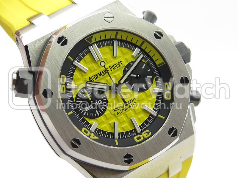 Часы Audemars Piguet Royal Oak Offshore Diver Chronograph 2016 Yellow