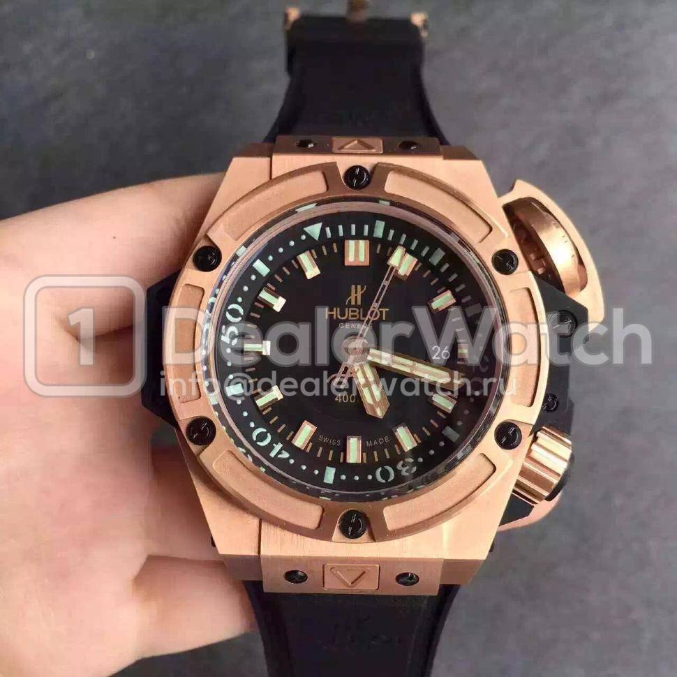 Часы Hublot King Power Diver 4000 Gold