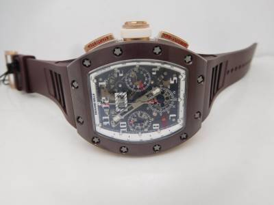 Richard Mille RM 011 Flyback Chronograph Brown Ceramic Asia Boutique