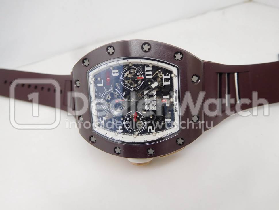 Часы Richard Mille RM 011 Flyback Chronograph Brown Ceramic Asia Boutique