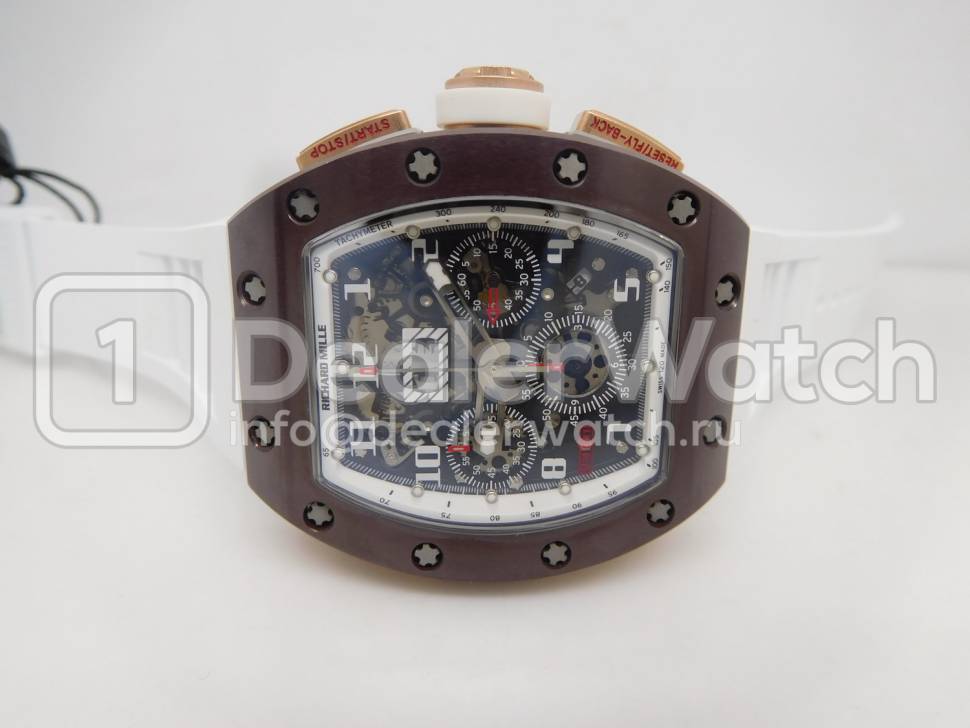 Часы Richard Mille RM 011 Flyback Chronograph Brown Ceramic Asia Boutique