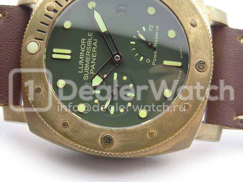 Часы Officine Panerai Luminor Submersible 1950 3 Days Power Reserve Bronzo PAM 507