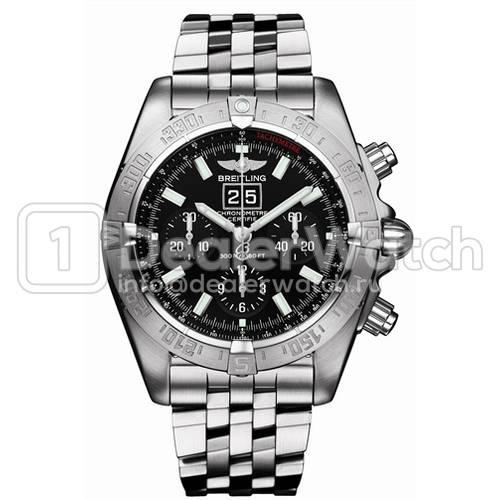 Часы Breitling Chronomat Blackbird Big Date Polished Black