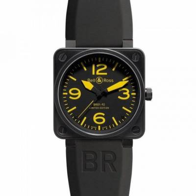 Bell &amp; Ross BR 01-92 Carbon Yellow