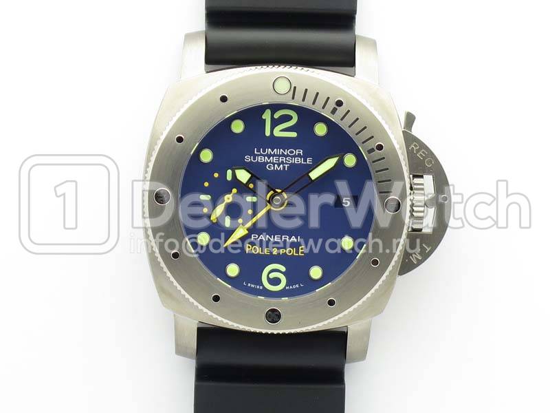 Часы Officine Panerai Luminor Submersible 1950 3 Days GMT Pole2Pole PAM 719