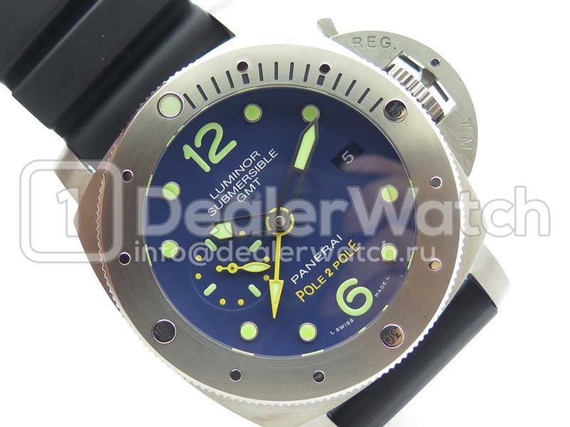 Officine Panerai Luminor Submersible 1950 3 Days GMT Pole2Pole PAM 719 DW 10210 dealerwatch24.ru