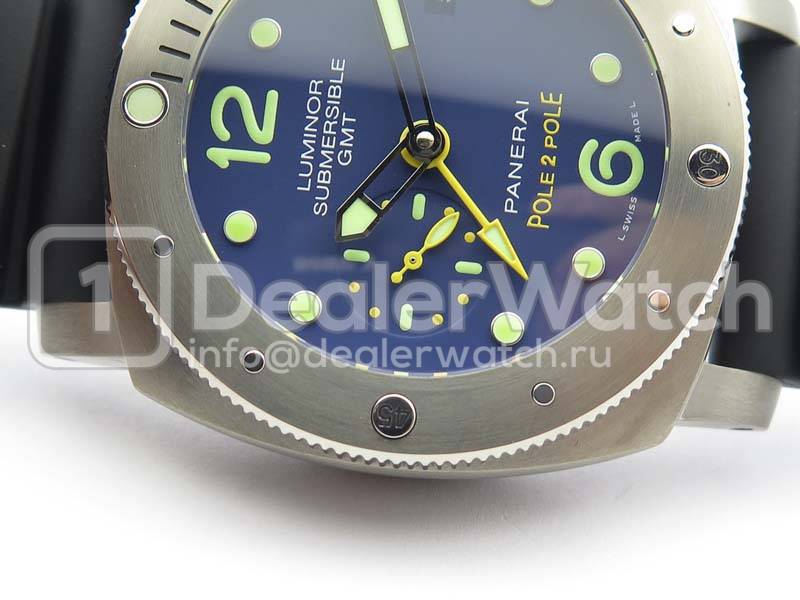 Officine Panerai Luminor Submersible 1950 3 Days GMT Pole2Pole PAM 719 DW 10210 dealerwatch24.ru
