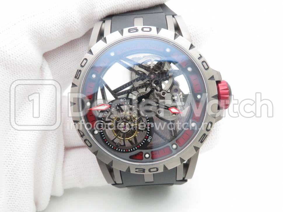 Часы Roger Dubuis Excalibur Skeleton Flying Tourbillon