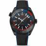 Часы Omega Seamaster Planet Ocean GMT Deep Black ETNZ