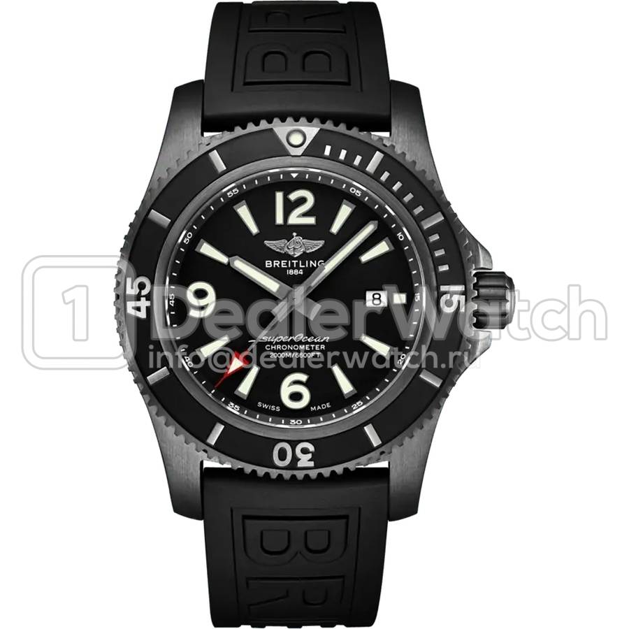 Часы Breitling Superocean Automatic 46 Black Steel M17368B71B1S1