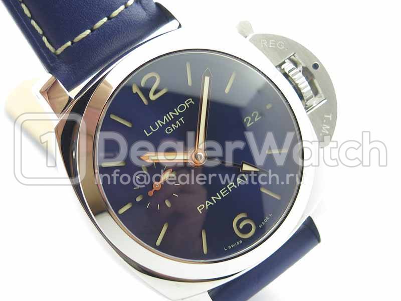 Часы Officine Panerai Luminor 1950 3 Days GMT Acciaio PAM 688
