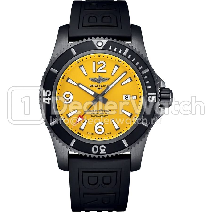 Часы Breitling Superocean Automatic 46 Black Steel M17368D71I1S1