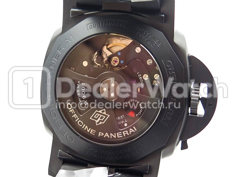 Часы Officine Panerai Luminor 1950 3 Days PAM 438 Tuttonero GMT Ceramic