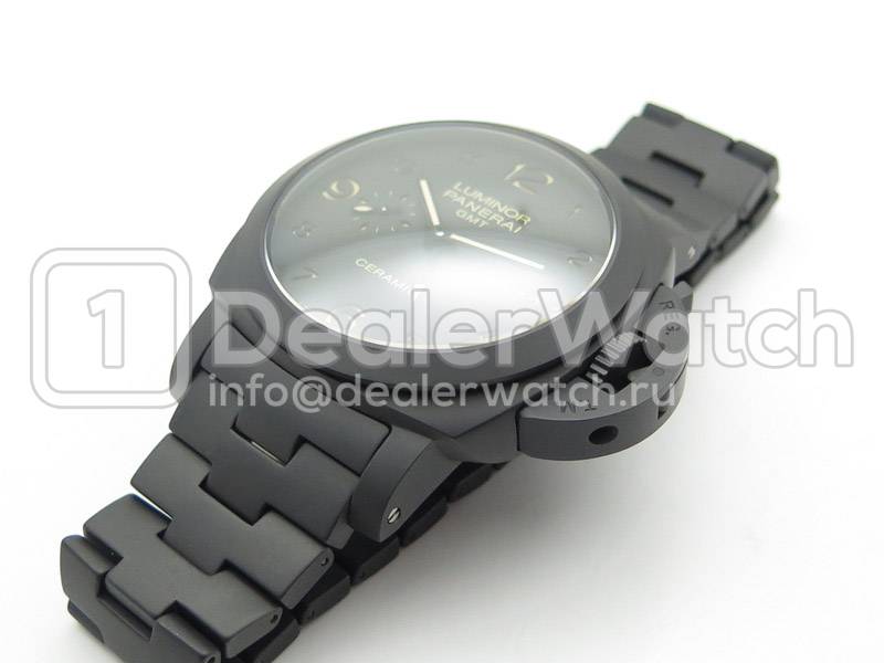 Часы Officine Panerai Luminor 1950 3 Days PAM 438 Tuttonero GMT Ceramic