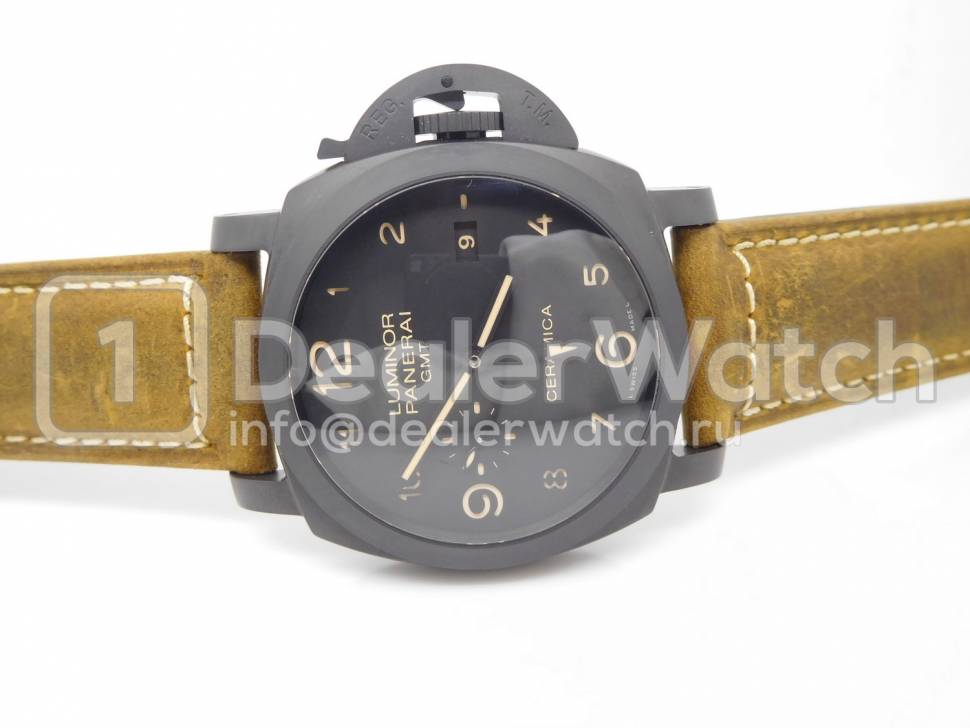 Officine Panerai Luminor 1950 3 Days PAM 441 Tuttonero GMT Ceramic DW 10127 dealerwatch24.ru