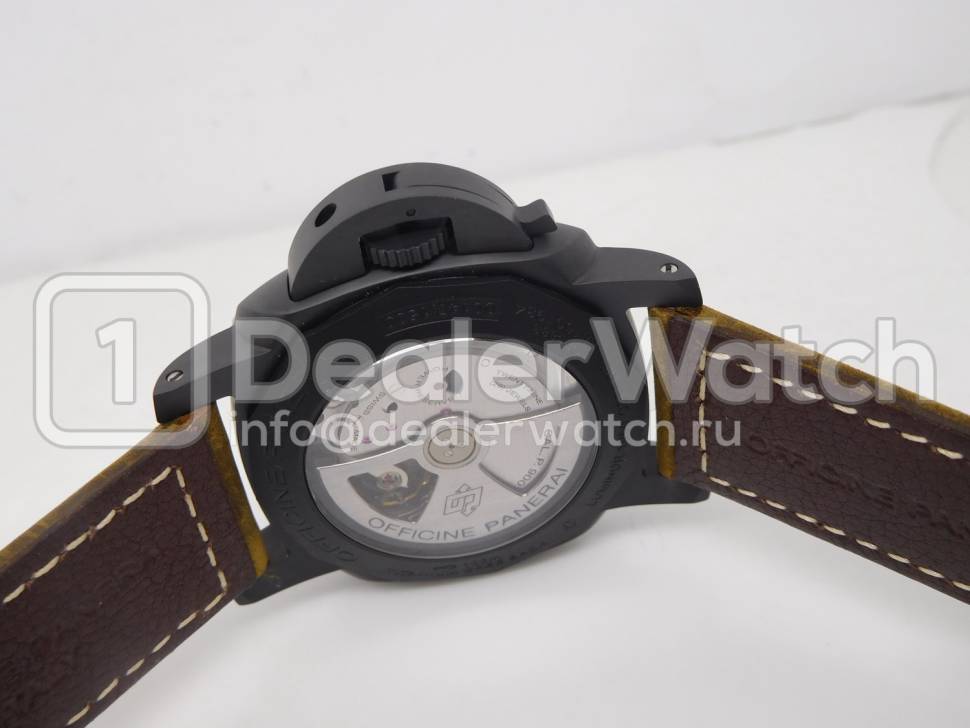 Часы Officine Panerai Luminor 1950 3 Days PAM 441 Tuttonero GMT Ceramic