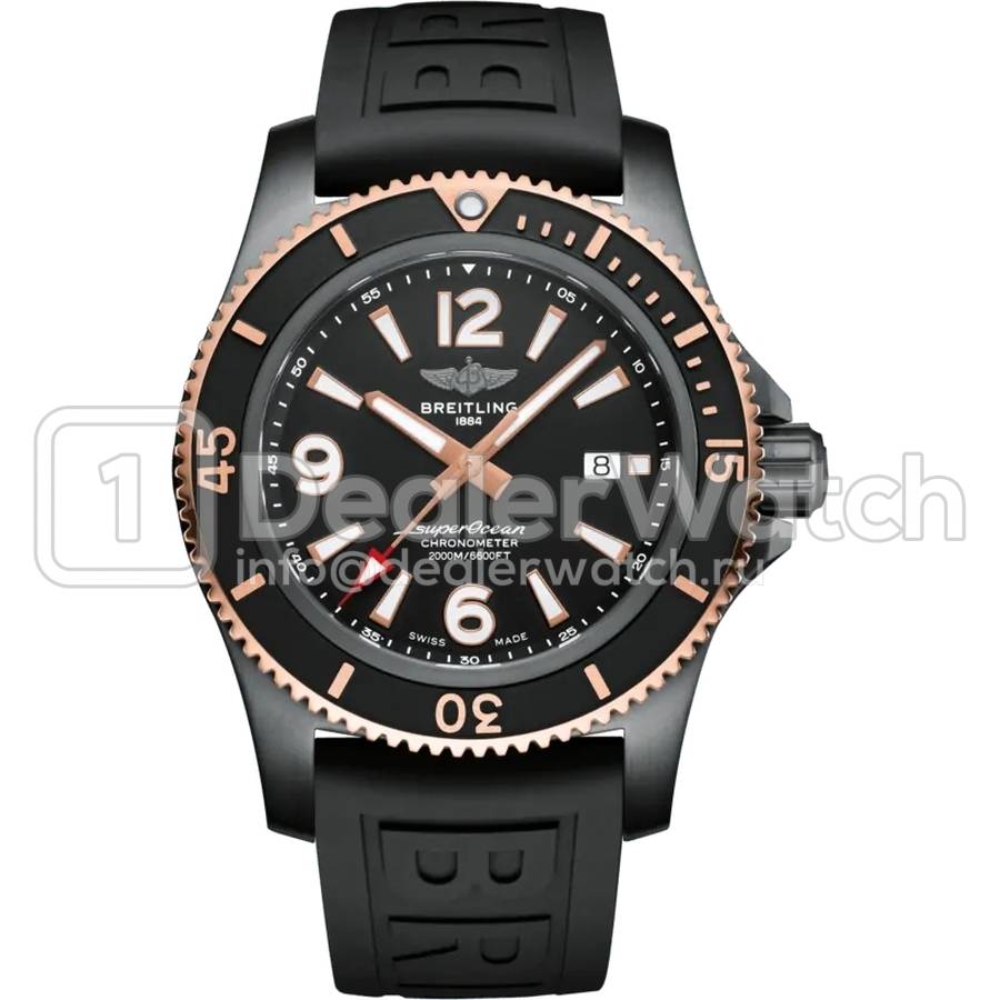 Часы Breitling Superocean Automatic 46 Black Steel U17368221B1S1