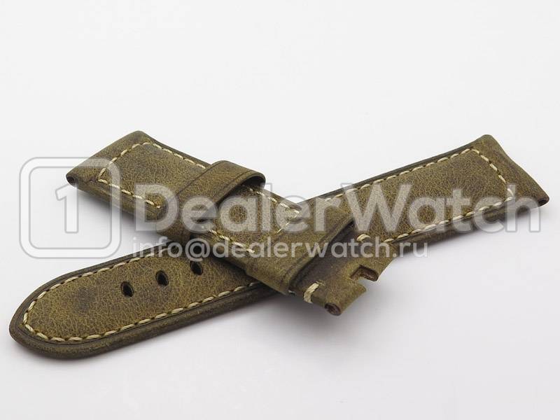 Коричневый винтажный ремень для Panerai