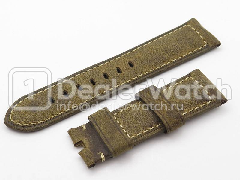 Коричневый винтажный ремень для Panerai