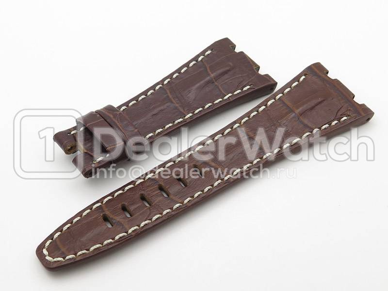 Черный кожаный ремешок для Audemars Piguet Royal Oak Offshore 1