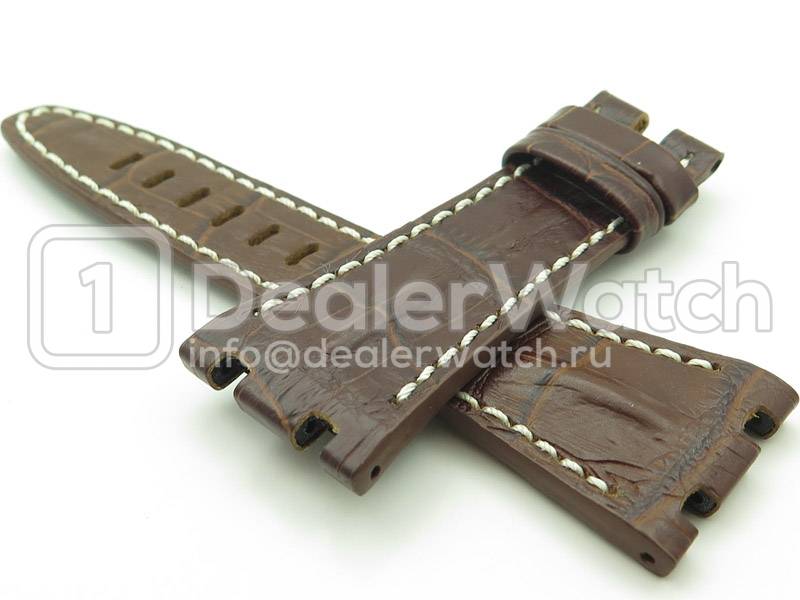 Черный кожаный ремешок для Audemars Piguet Royal Oak Offshore 1