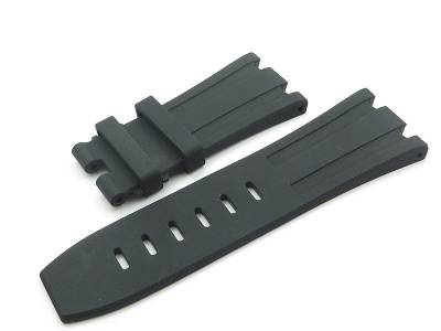 Черный каучуковый ремень для Audemars Piguet Royal Oak Offshore Diver